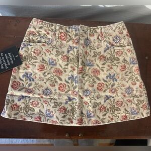 Tuckernuck - Dianthus Floral Denim Morrow Mini Skirt